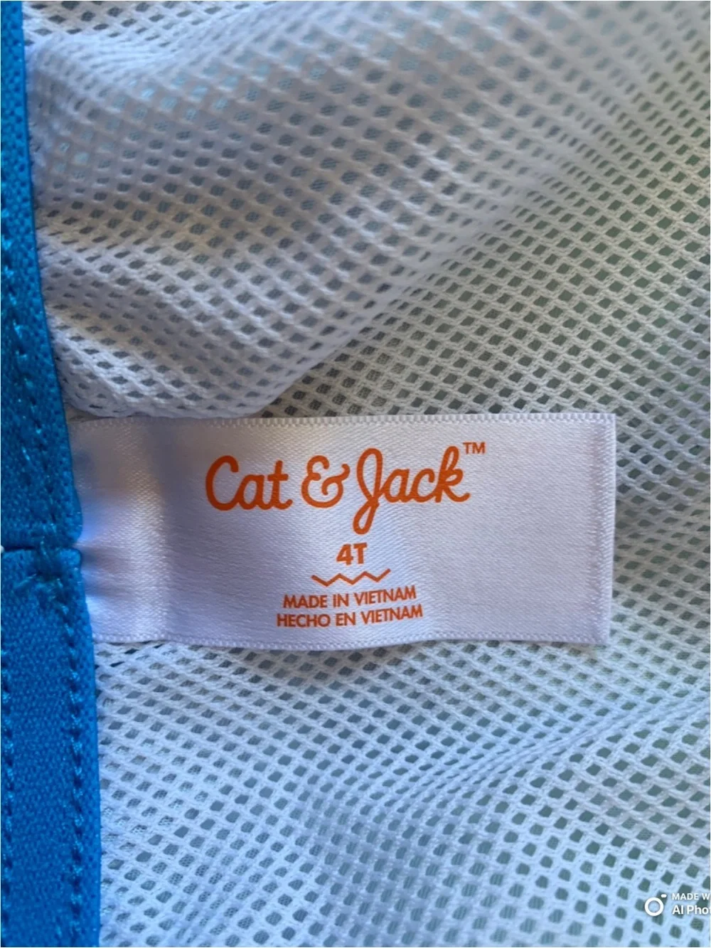 Cat & Jack Dinosaur Print Swim Trunks Swimsuit Boys Size 4T NWT Blue Green Pink